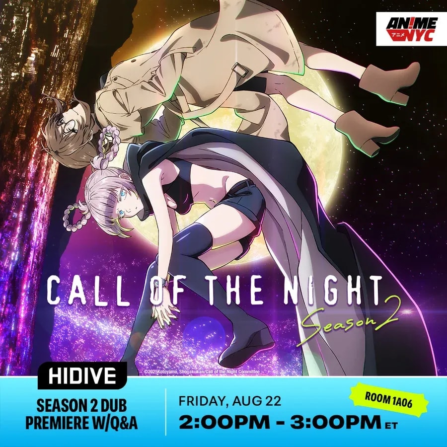 Experience the Thrill of Vampires at Anime NYC with Call of the Night Season 2 Dub Premiere