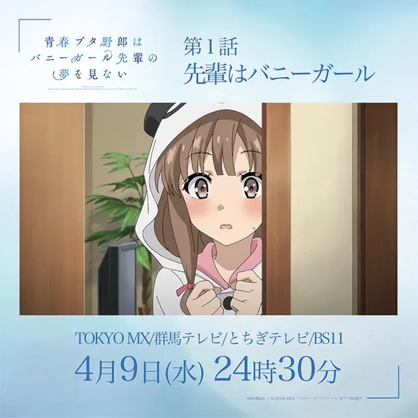 Countdown to the Rebroadcast of "Senpai is a Bunny Girl" - Just 2 Hours Away!