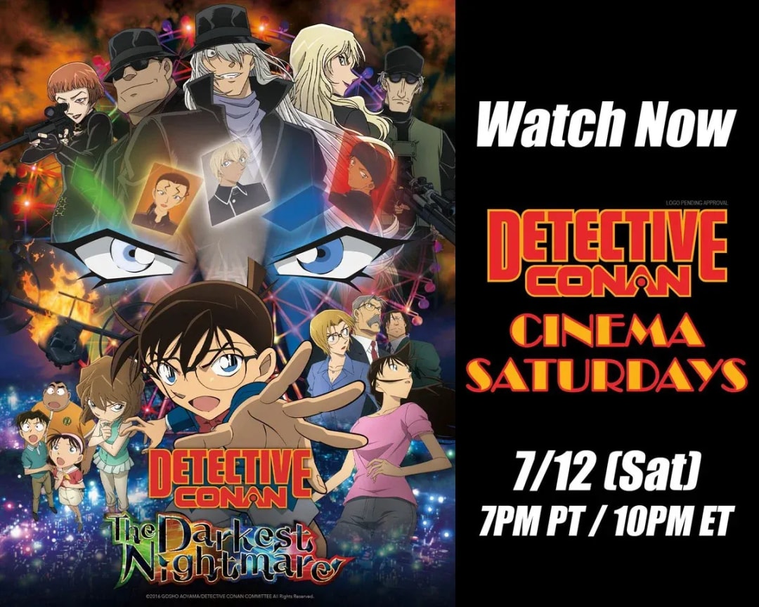 Join the Detective Conan: The Darkest Nightmare Watch Party Today!
