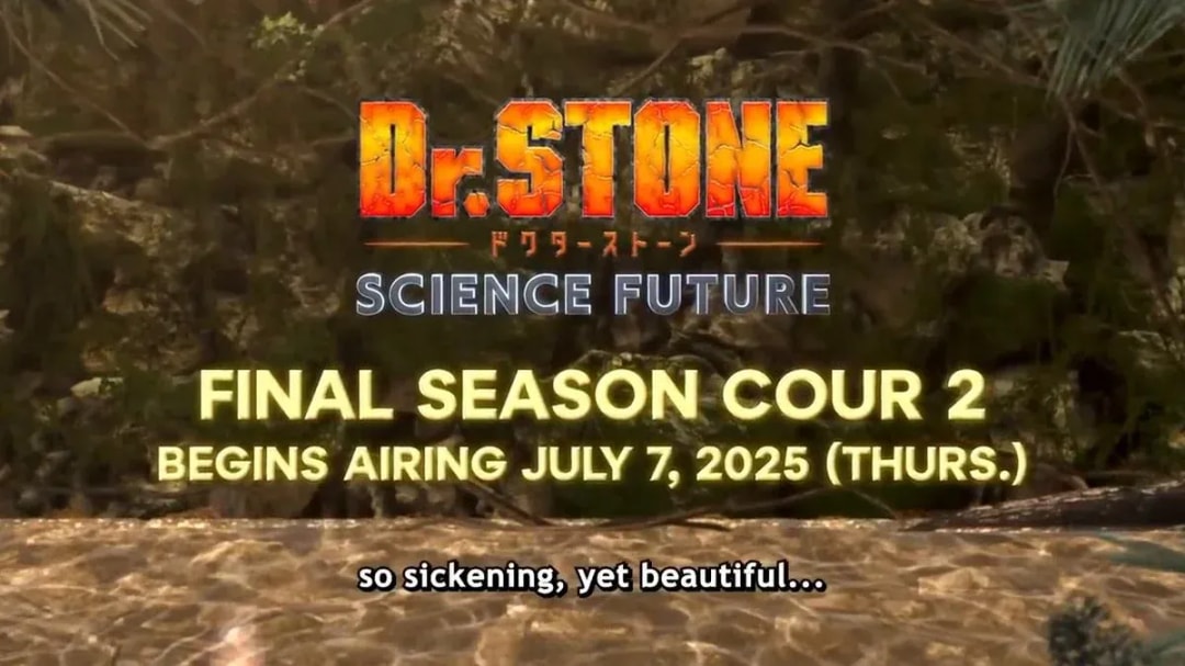 Dr. STONE SCIENCE FUTURE Cour 2 Returns This July