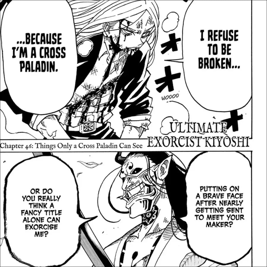 Ultimate Exorcist Kiyoshi: Tsurugi's Revelation About Cross Paladins