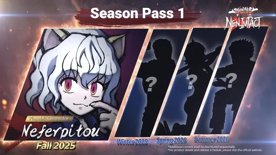 Hunter x Hunter: Neferpitou Joins 'Nen x Impact' Game in New DLC Trailer
