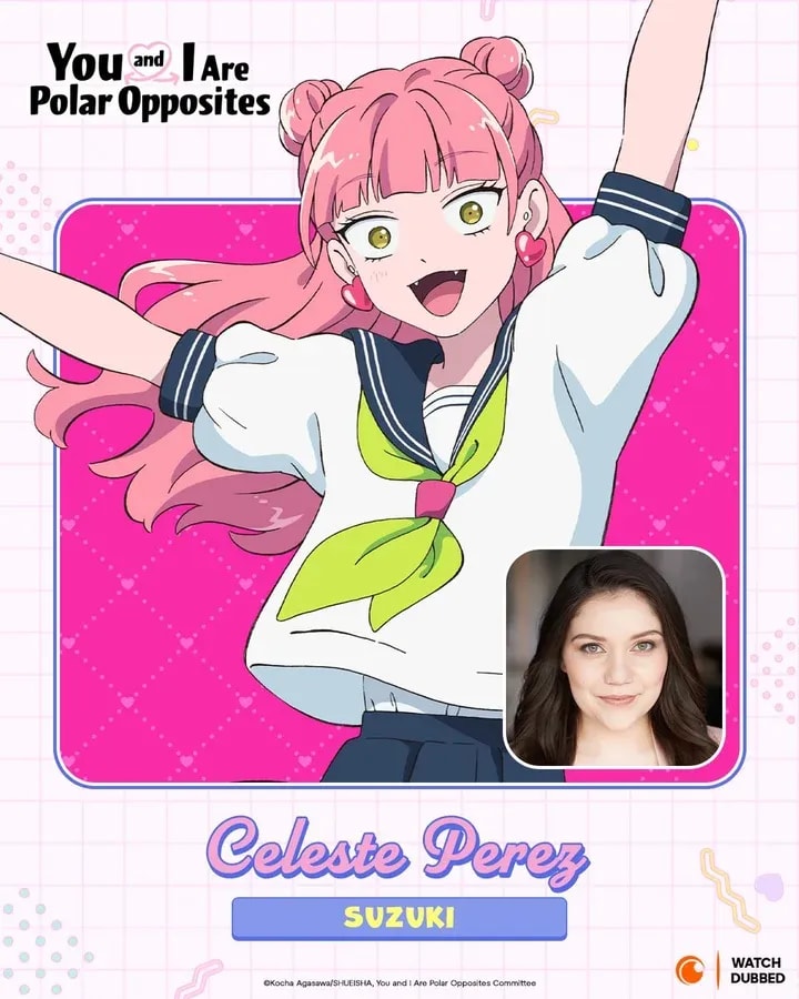 Meet the English Voice of Suzuki in 'You and I Are Polar Opposites'