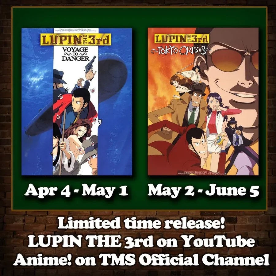 Lupin Fans Rejoice: Next Month Features LUPIN THE 3rd - Tokyo Crisis!