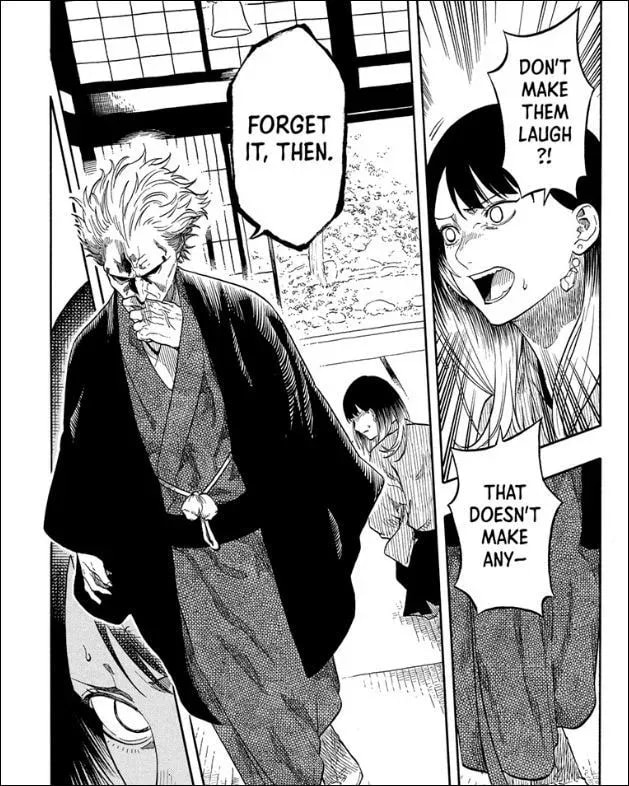 Akane's Challenge in Akane-banashi Chapter 157