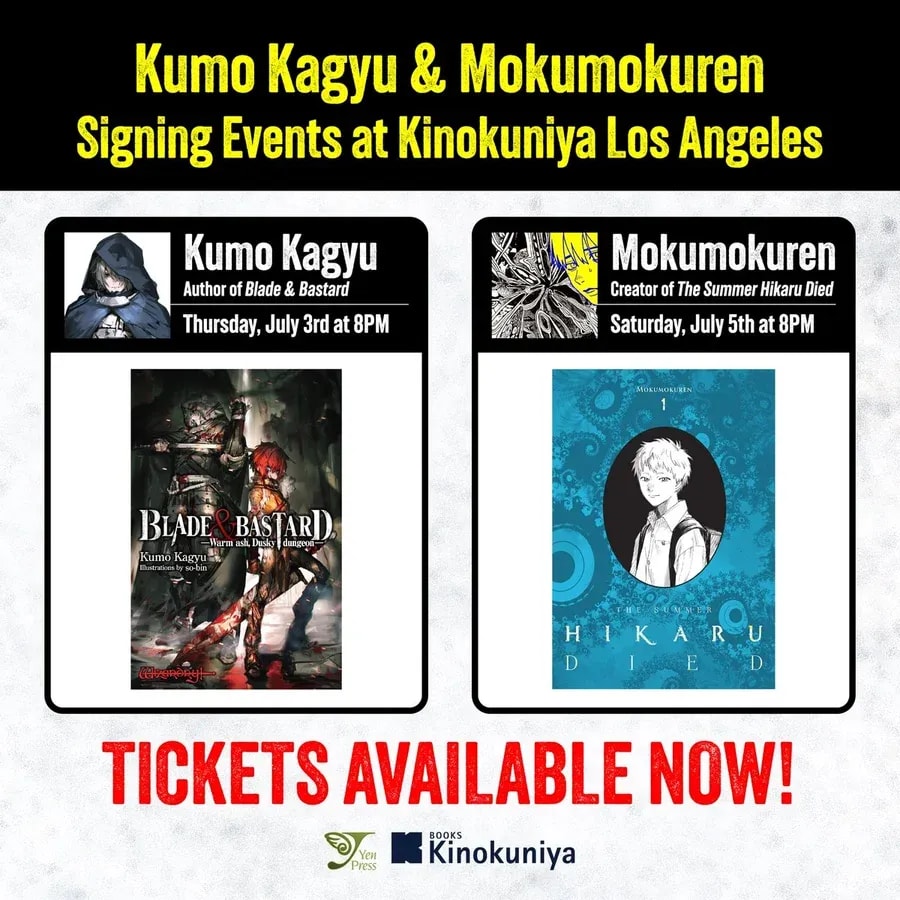 Sold Out: Kumo Kagyu & Mokumokuren's Exclusive Signing Event
