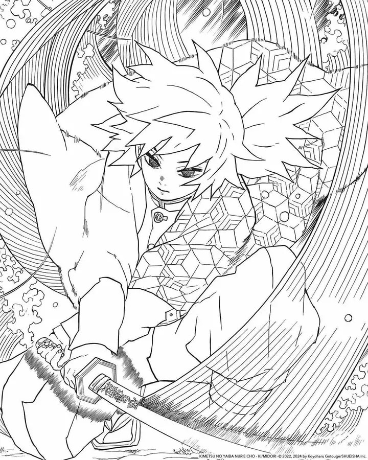 Explore Your Artistic Side with Demon Slayer's Iconic Water-Breathing Scene