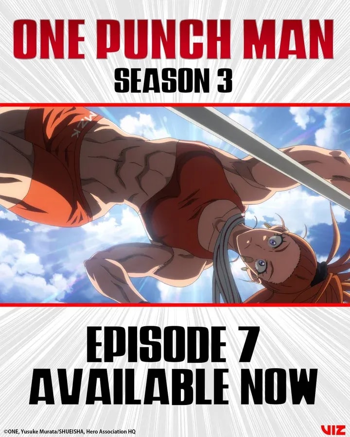 One-Punch Man Season 3 Episode 7 Now Available for Streaming