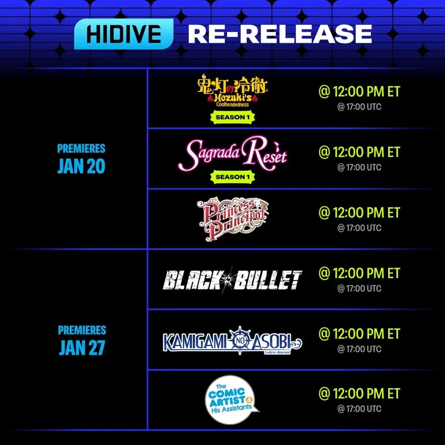 Exciting Re-releases of Beloved Anime Classics