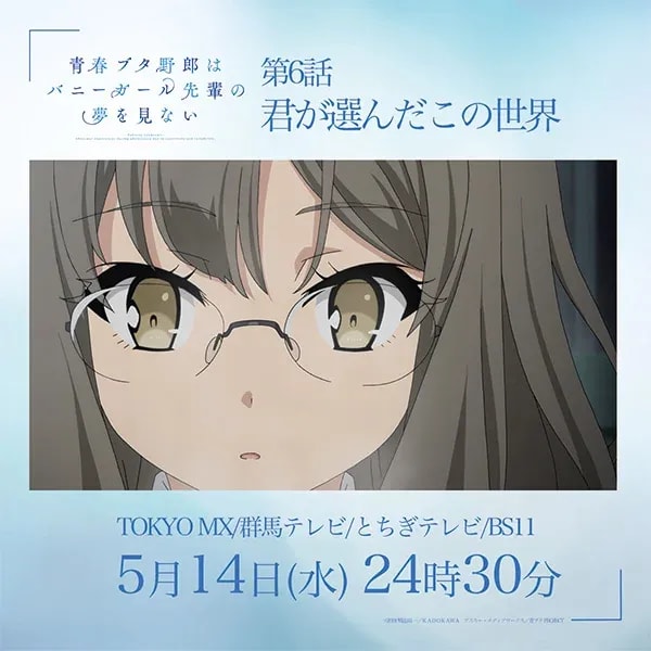 Today’s Re-airing: Episode 6 - The World You Chose - Bunny Girl Senpai