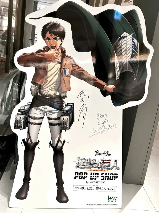 Experience the Exciting 'Attack on Titan' POP UP SHOP by WIT STUDIO