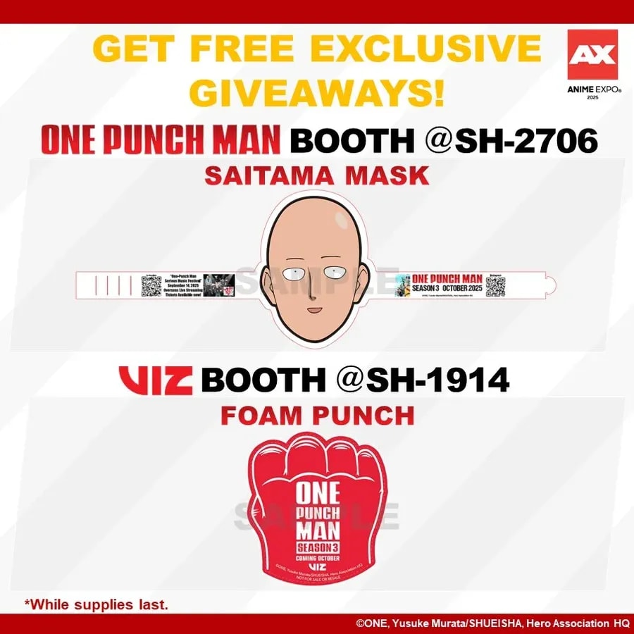Experience One-Punch Man at Anime Expo 2025: Free Giveaways and More