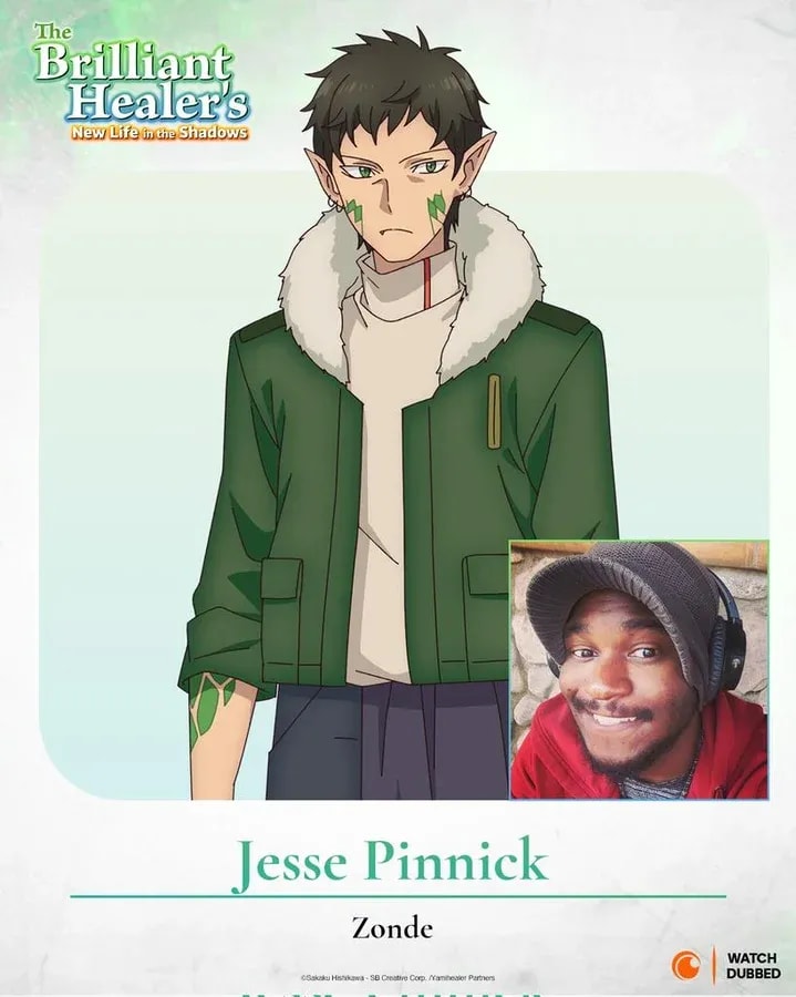Joining the Cast of 'The Brilliant Healers New Life In The Shadows' as Zonde!