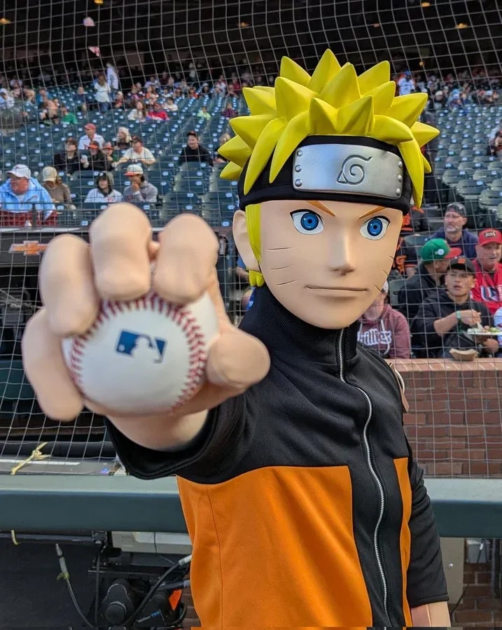 Naruto Enjoys a Night Out at SF Giants Anime Night