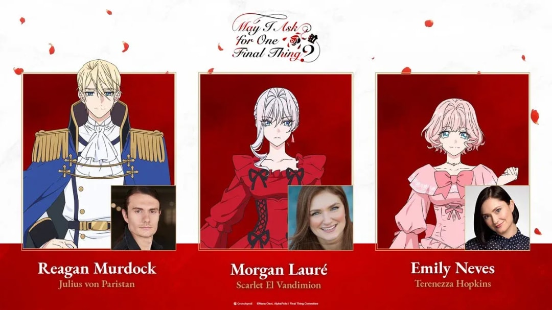 Catch the English Dub Premiere of 'May I Ask for One Final Thing?'