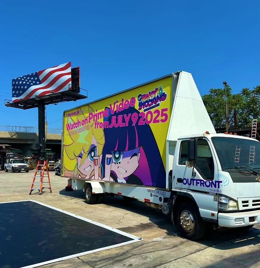 Spot the New Panty & Stocking with Garterbelt Ad Truck at AX2025!