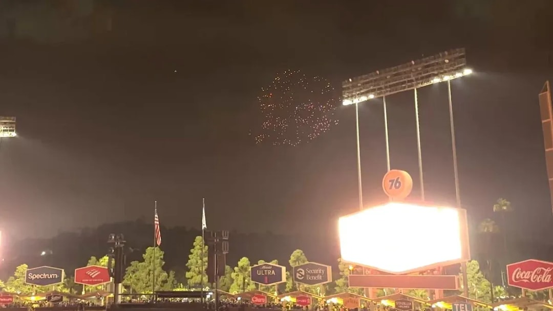 Spectacular ONE PIECE Drone Show Illuminates Dodger Stadium