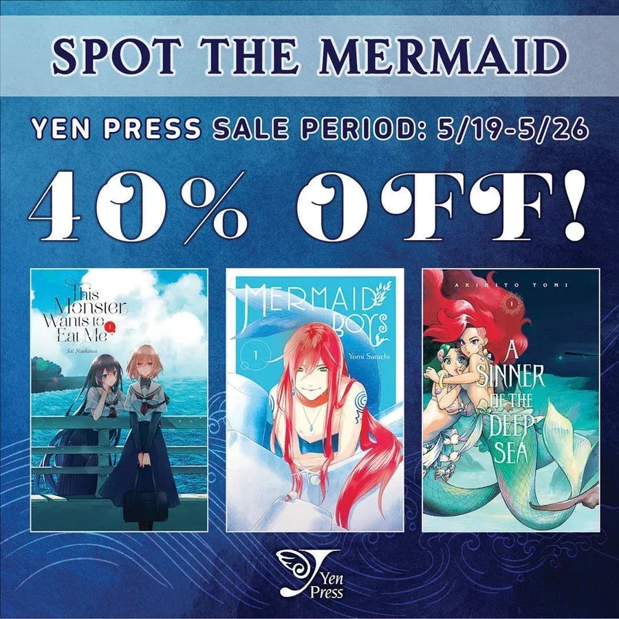 Discover Exciting Mermaid-Themed Manga at 40% Off This MerMay!