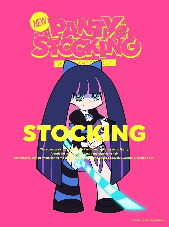 Exciting New Character Illustration for 'New PANTY & STOCKING with GARTERBELT' Revealed!