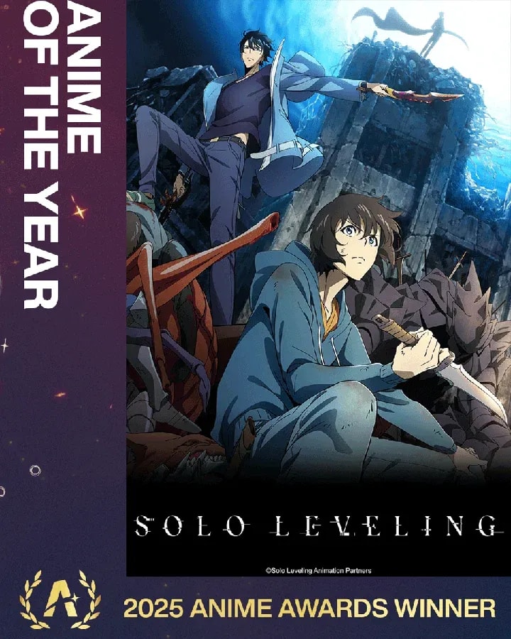 Solo Leveling Crowned Anime of the Year at 2025 Anime Awards