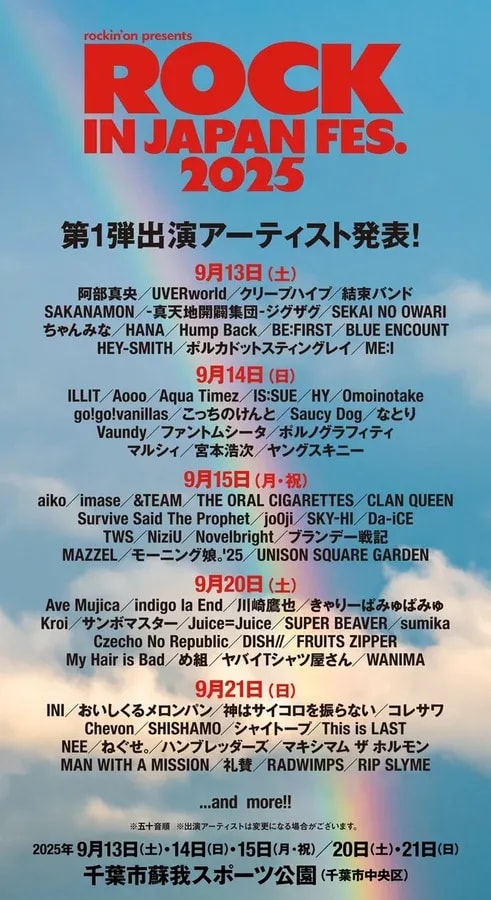 Kessoku Band Returns to Rockin' Festival!