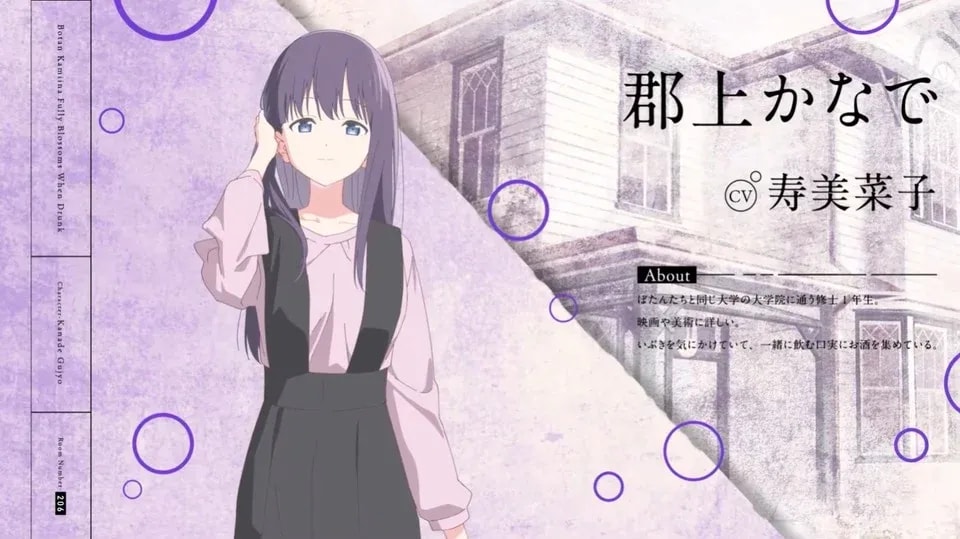 Minako Kotobuki Joins 2026 Anime 'Botan Kamiina Fully Blossoms When Drunk'