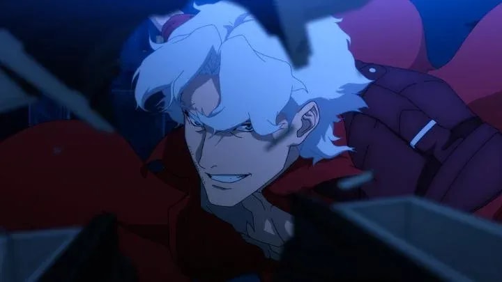 Dante's Iconic Shirtless Moment in Anime