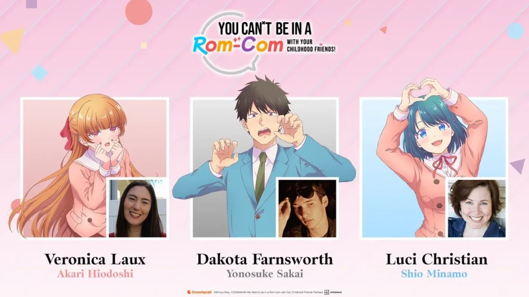 Exciting Premiere: English Dub of 'You Can’t Be In a Rom-Com with Your Childhood Friends!' Launches Tomorrow