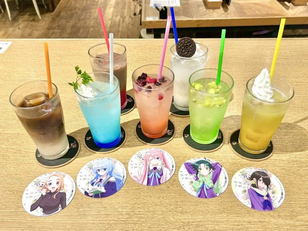 Enjoy the Final Day of Machi★Asobi CAFE's Exclusive Anime Drink Menu!