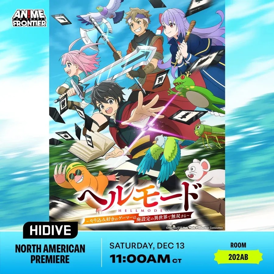 Experience the North American Premiere of HELL MODE at Anime Frontier TX