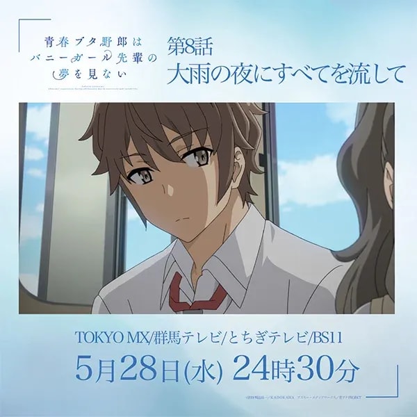 Countdown to Episode 8 of 'Rascal Does Not Dream': Only 2 Hours Left!