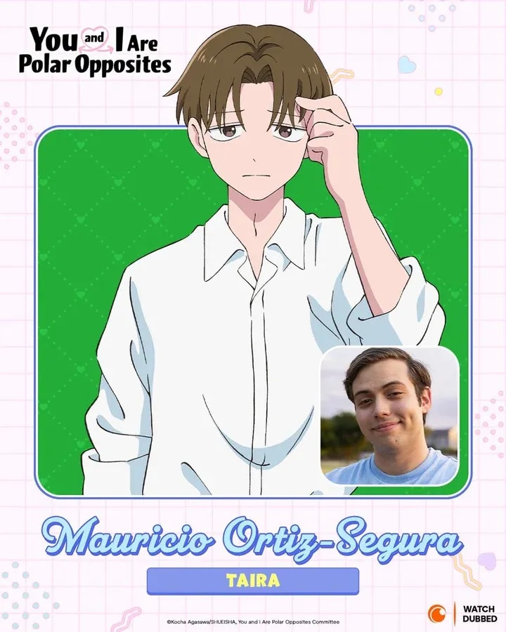New Voice Actor Cast as Taira in 'You and I Are Polar Opposites'