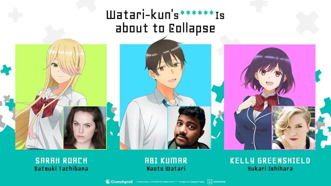 Exciting Launch: English Dub of 'Watari-kun's ****** Is About to Collapse' Premieres Tomorrow