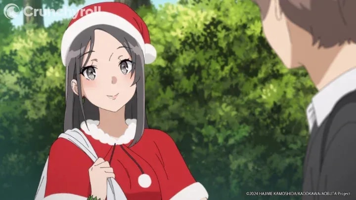 Santa Claus Makes a Surprise Appearance in 'Rascal Does Not Dream of Santa Claus'