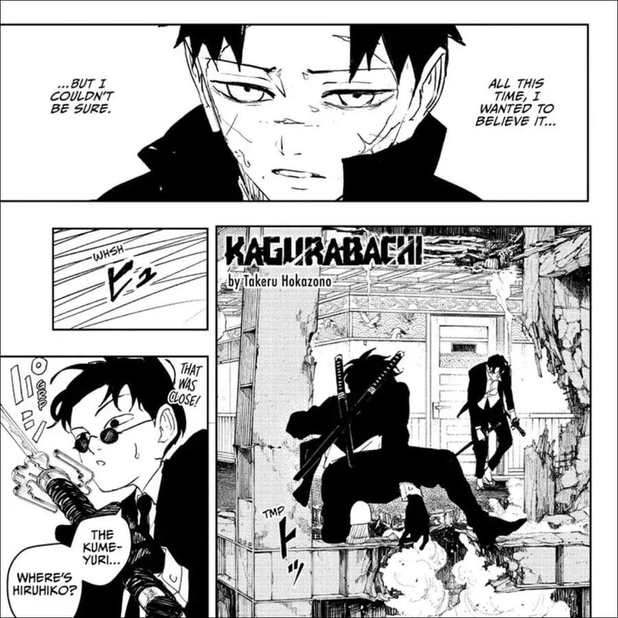 Kagurabachi Chapter 82: The Epic Clash Between Enten and Tobimune