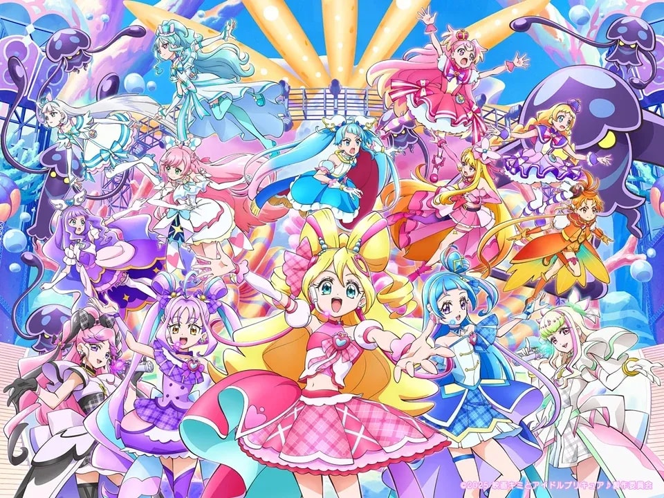 New Character Posters Unveiled for 'You and Idol Precure♪' Film Ahead of September Release