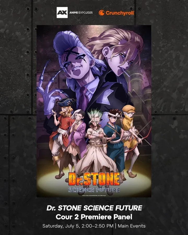 Dr. STONE SCIENCE FUTURE Cour 2 Premiere: Special Guests and Exclusive Insights