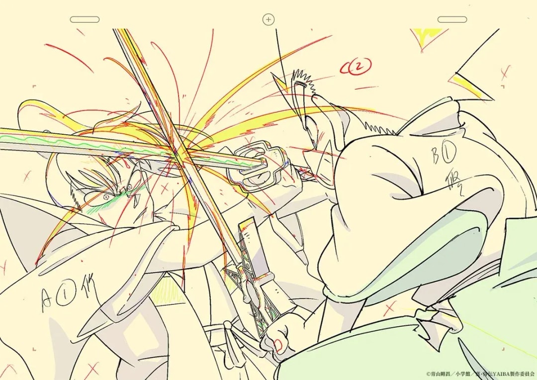 Behind the Scenes: Claire Launay's Animation Corrections in YAIBA