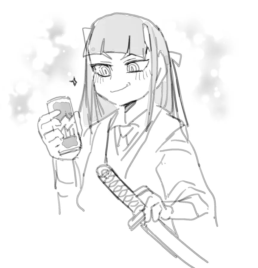 Midori's Evolution: From Sword to Gigantification