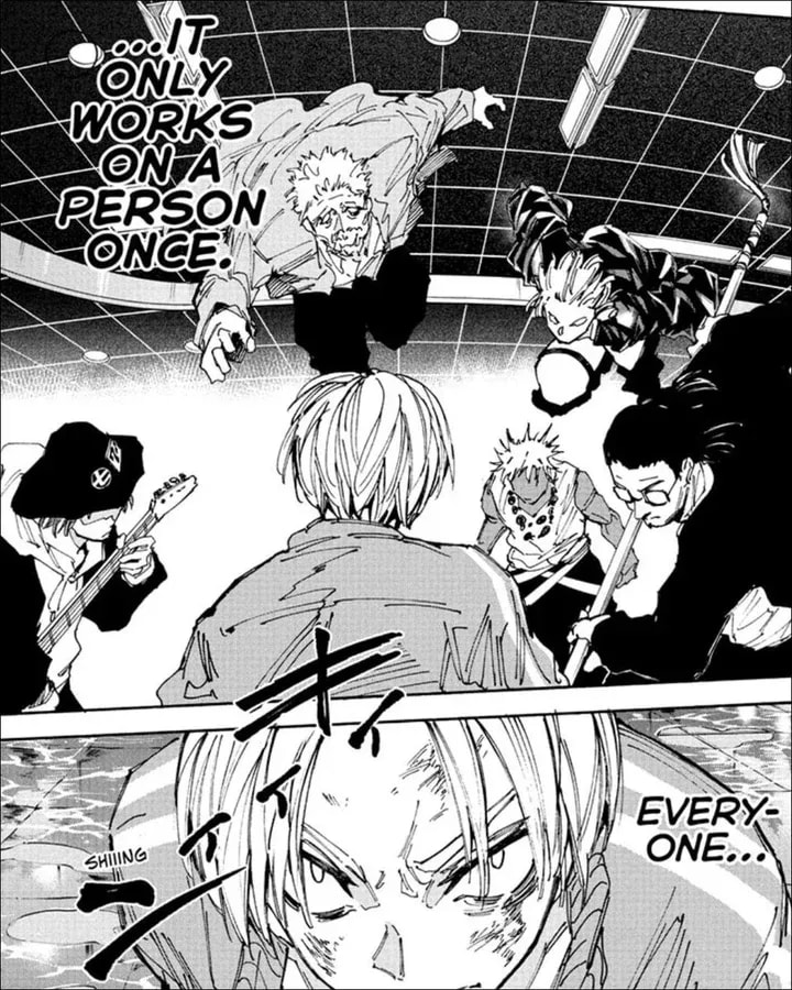 Shin Faces Challenges in Sakamoto Days Chapter 217