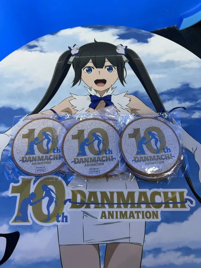 Exclusive DanMachi Anniversary Coaster Giveaway at Anime Expo 2025