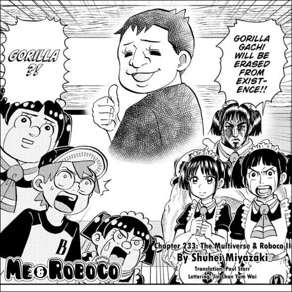 Multiverse Chaos: Gachi Gorilla's Pivotal Role in Me & Roboco Chapter 233