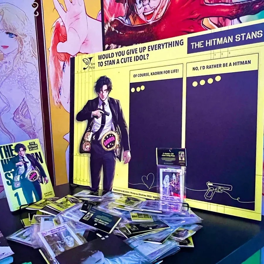 Exclusive The Hitman Stans Keychain at Yen Press Booth