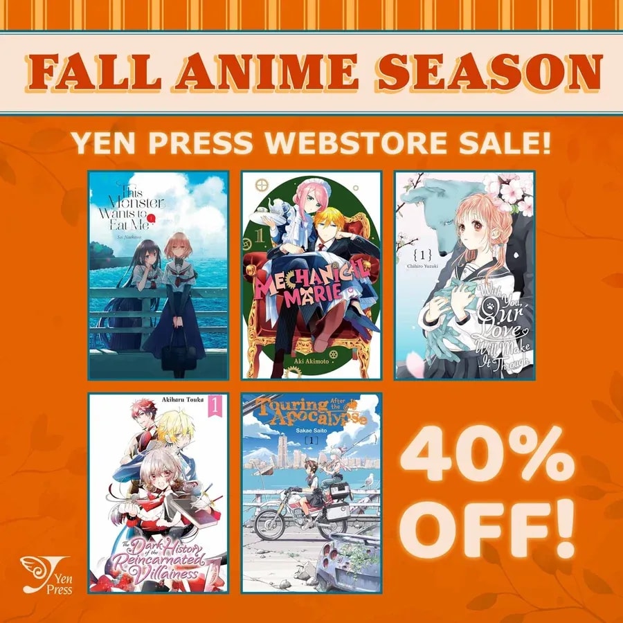 Exciting Discounts on Fall Anime Season Titles at Yen Webstore