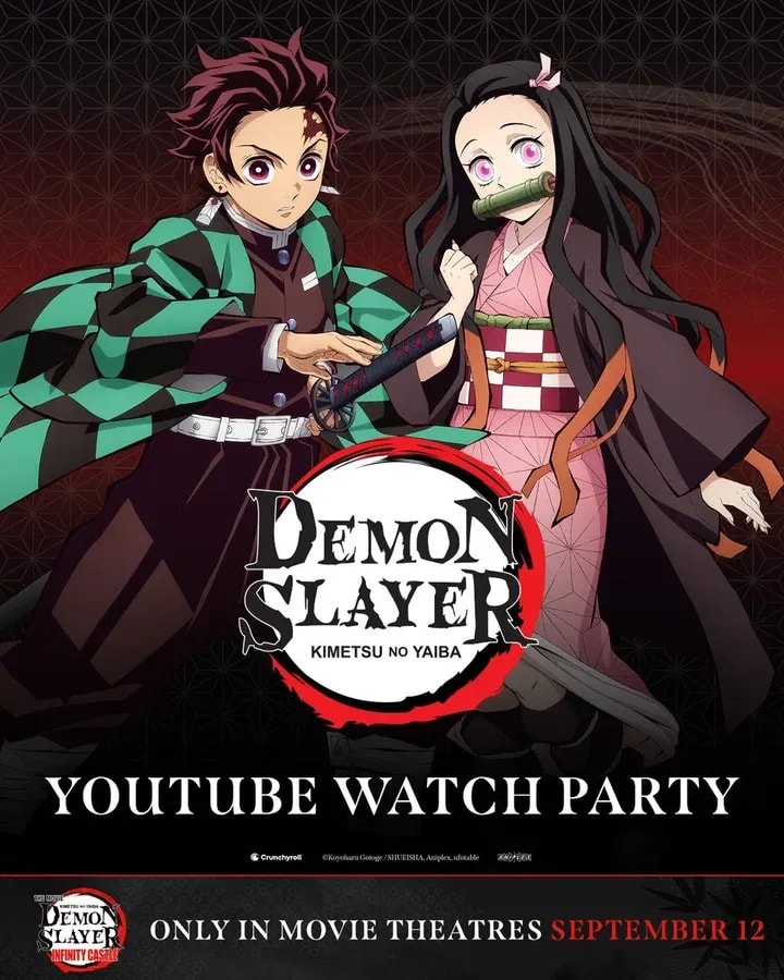 Binge-Watch Demon Slayer: Kimetsu no Yaiba on Crunchyroll YouTube