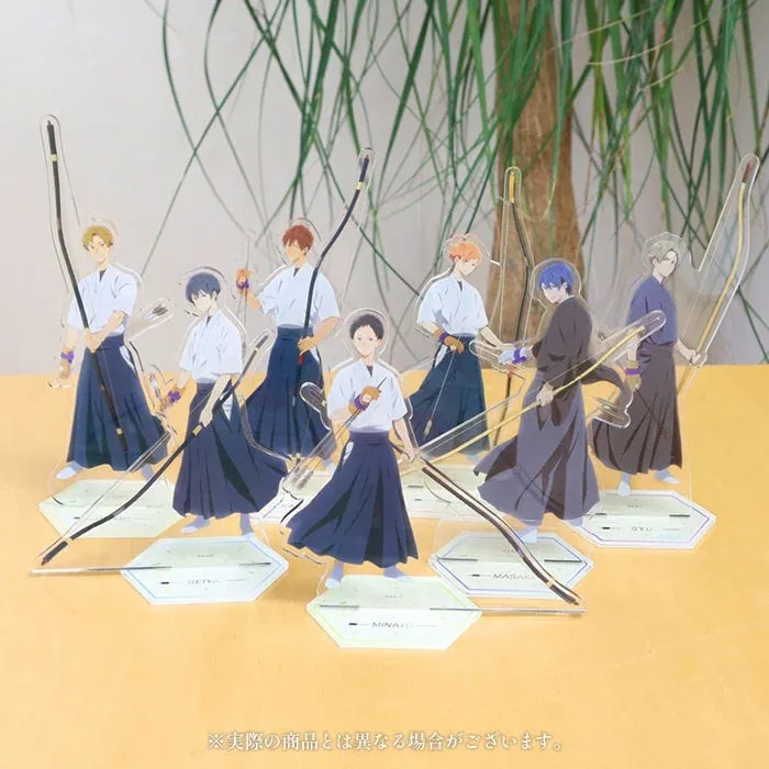 Tsurune Series Merchandise Update: Acrylic Stands and Mini Plates Restocked