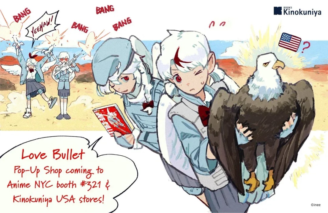 Love Bullet Pop-Up Shop at Anime NYC and Kinokuniya Stores