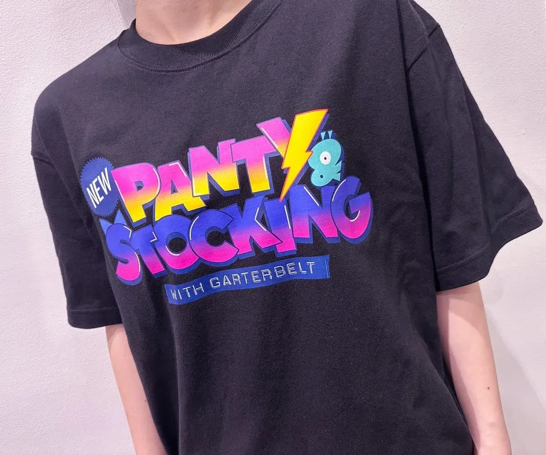 Get Your 'New PANTY & STOCKING with GARTERBELT' Logo T-Shirt Now!