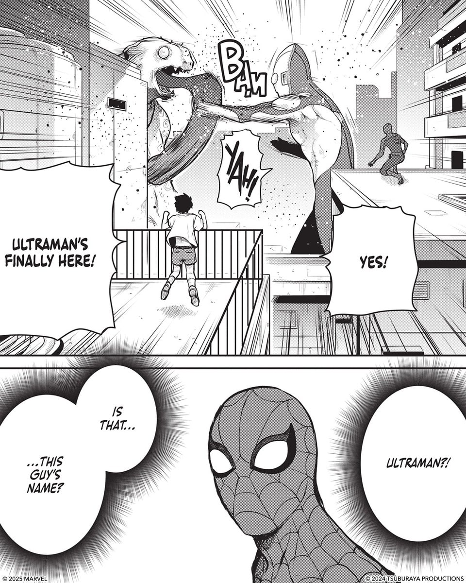 Spider-Man and Ultraman Unite: A Crossover Event