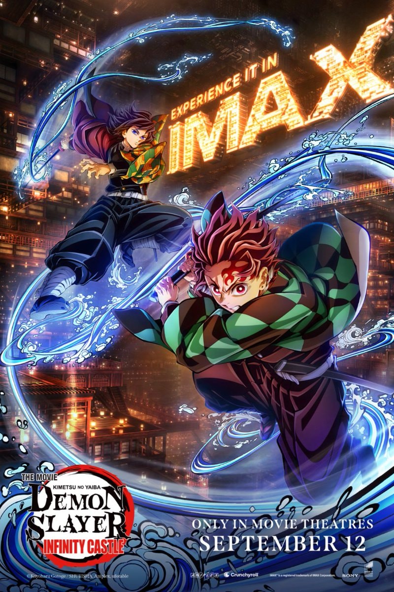 Demon Slayer: Kimetsu no Yaiba Infinity Castle – IMAX Premiere on September 12